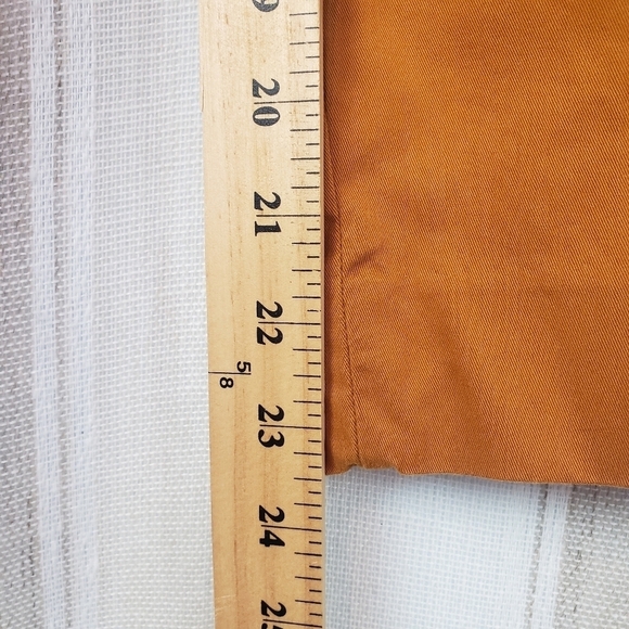 Banana Republic High Waisted‎ Pants Trousers Orange Size 4 Loose Fit Belted - Picture 6 of 11